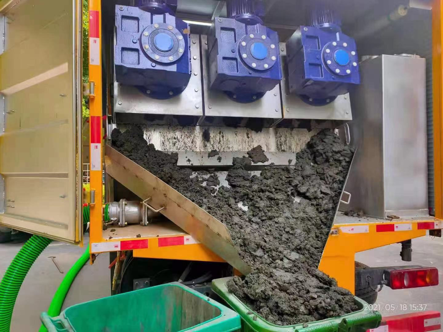 赫山化粪池清掏城市维护站-泥浆净化干湿分离处理